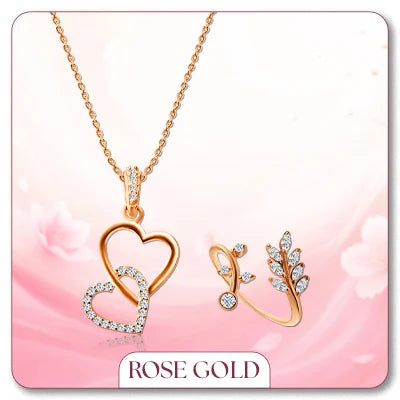 rosegold plated silver jewellery